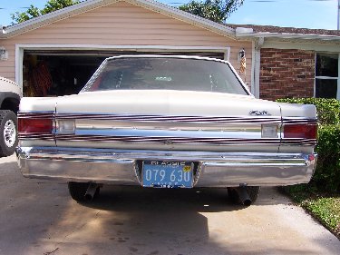 1967 Plymouth Satellite Back View